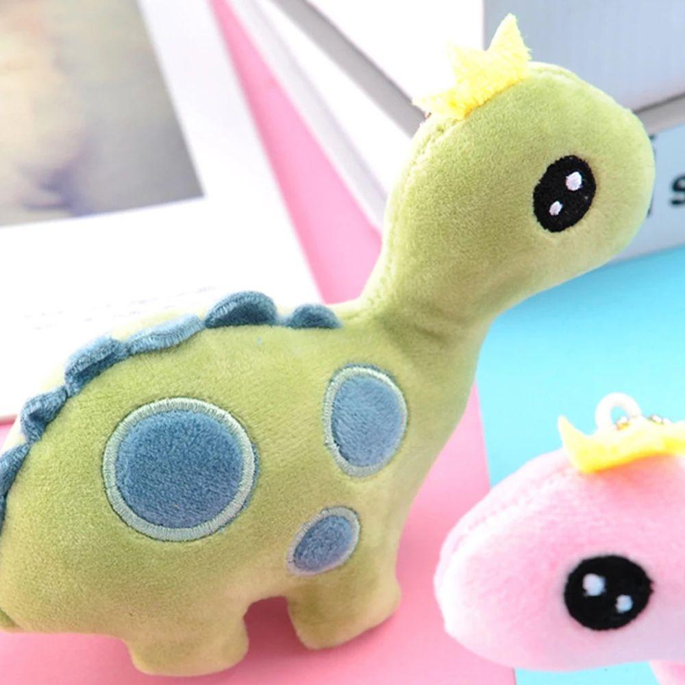Cute Animal Dolls Keyring Cartoon Soft Toy Stuffed Toy Plush Pendant Dragon Doll Dinosaur Plush Toy