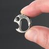 Small Buckle Titanium Alloy Mini Goldfish Clasp Keychain Bottle Opener Outdoor Tool Edc Camping Quick Hanging Buckle Keychain