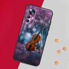 Music Violin Case For Xiaomi 14 13 11T 12T 13T Pro 12 Lite 12X POCO X3 X5 Pro X4 F4 M5 M5s F3 F5 Cover