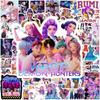 Кавайные Аниме K-pop Охотник на Демонов Наклейки Мультяшные Запечатывающие Наклейки Водонепроницаемые DIY Скрапбукинг Канцелярские Товары Милые Наклейки Подарки