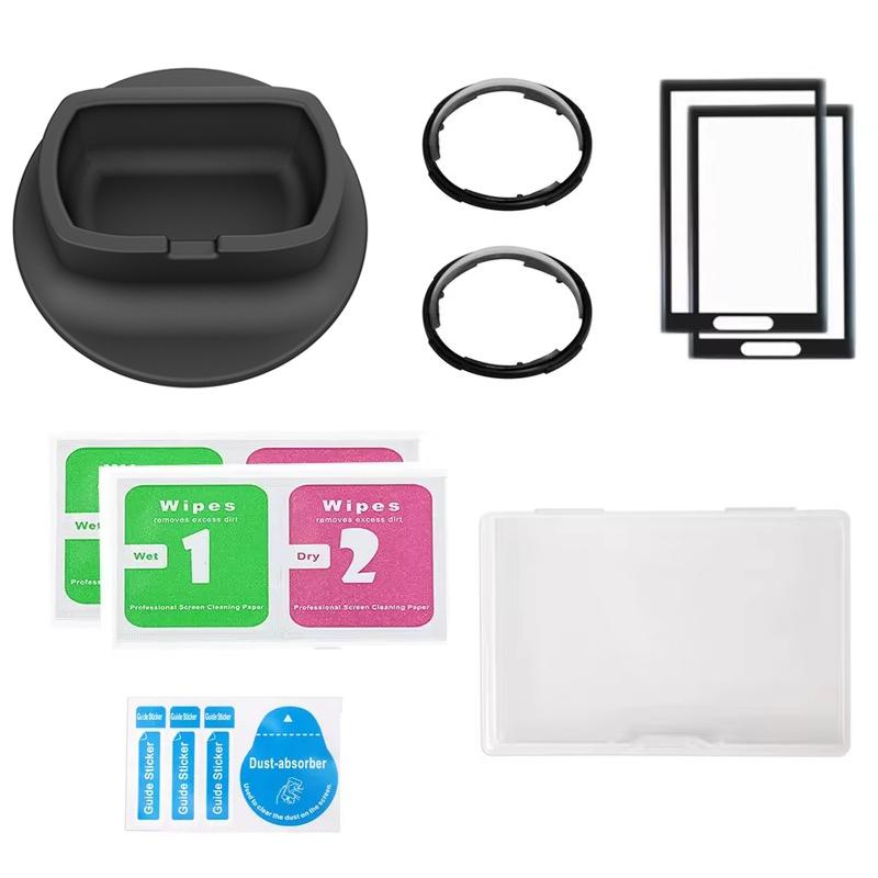 Защитная пленка для экрана с защитой от царапин для Insta360 X4, силиконовая настольная подставка, крышка объектива для Insta360 X4, аксессуары