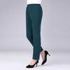 Fashion Women'S High Waist Elastic Deep Straight Pants Casual Pants