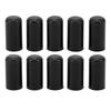 10Pcs Car Intake Vacuum Hose End Blanking Cover Bung Plug Silicone 8mm Inner Diameter Universal