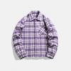 Lapel Plaid Jacket for Men and Women Same Style Spring and Autumn Loose Trend Couples Single-breasted Casual Hong Kong Style Jacket for Men