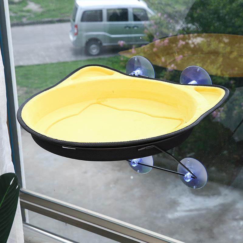 Кошачья кровать на окне, гамак, установленный на окне, кошачий насест, солнечное сиденье для маленькой домашней кошки с присоской