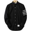 TB Foreign Trade Tail Goods European and American Style Classic Four-Bar Shirt