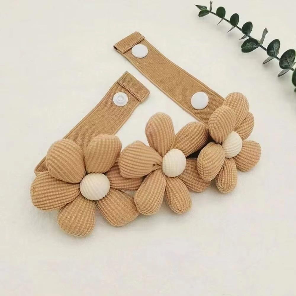 1 PCS Flower Shape Curtain Tieback Elastic Band Curtain Rope Holders Kids Room