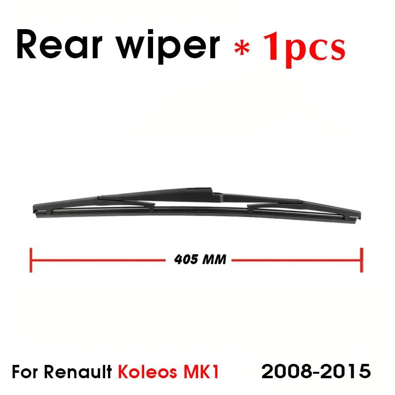 Wiper Front Rear Wiper Blades Set For Renault Koleos MK1 2008 2009 2010 2011 2012 2013 2014 2015 Front Rear Window 24"+19"+16"