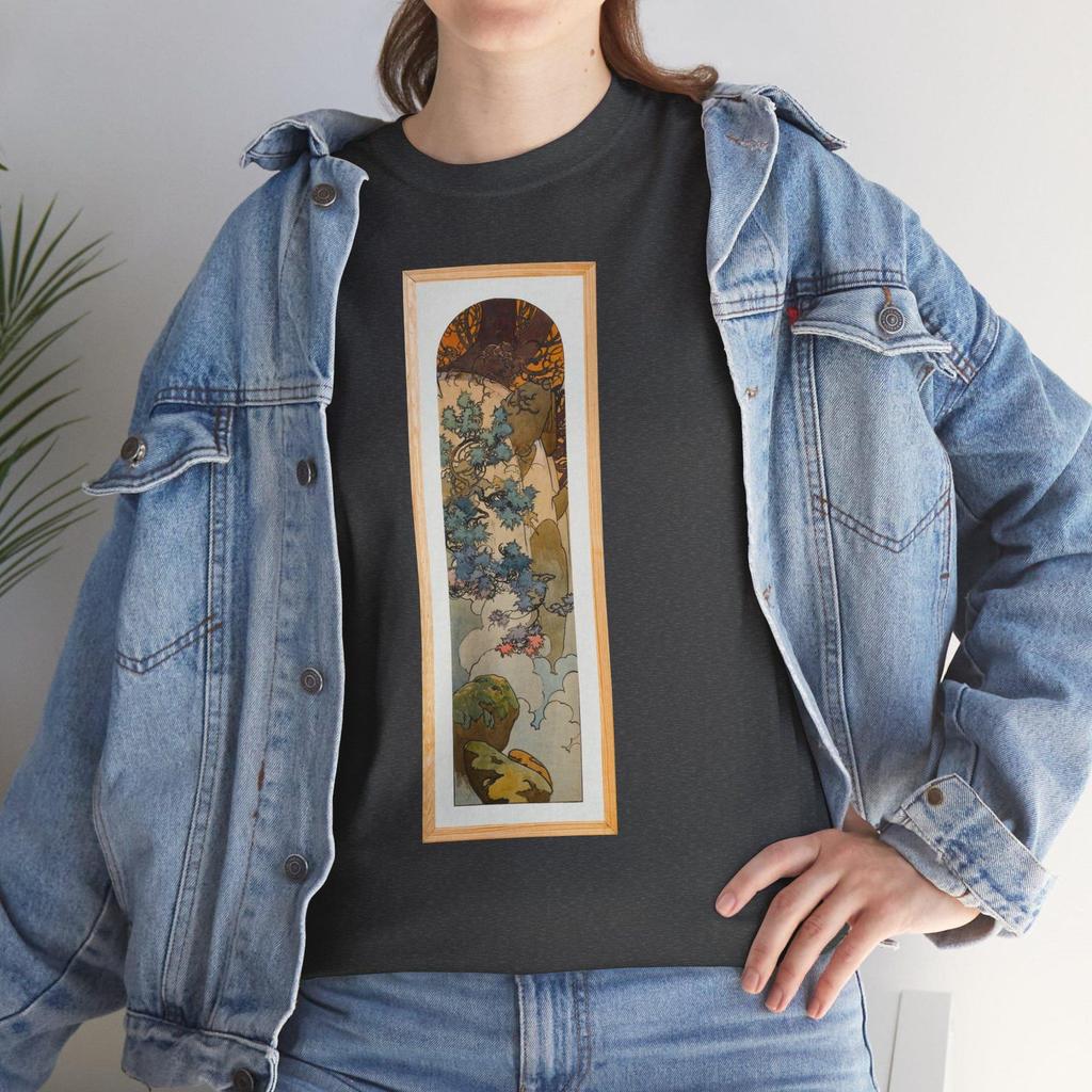 Alphonse Mucha Art Nouveau T-Shirt and kids tshirt, Fouquet Jewelry Store Design