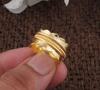 Кольцо из желтого золота, дизайнерское кольцо ручной работы, модные украшения, подарок для него, подарок на годовщину, кольцо из желтого золота, серебро 925 пробы