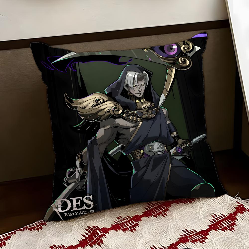 Игровой чехол для подушки HHades Двусторонний Мягкий Прочный Чехол для подушки Дом Автомобиль Многоцелевое использование для ежедневного комфорта