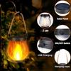 Yousheng Dancing Flame Lantern Solar Garden Light Waterproof Flickering Flame Lantern USB And Solar Charging Outdoor Light for Porch Yard Patio Decor