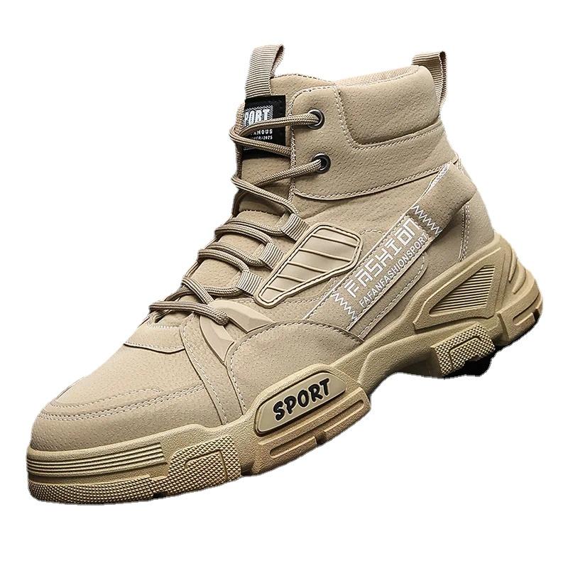 Men Boots Ankle Boots Autumn Outdoor Booties Winter Comfort High Top Shoes for Men Platform Work Boots Botas Hombre 2025