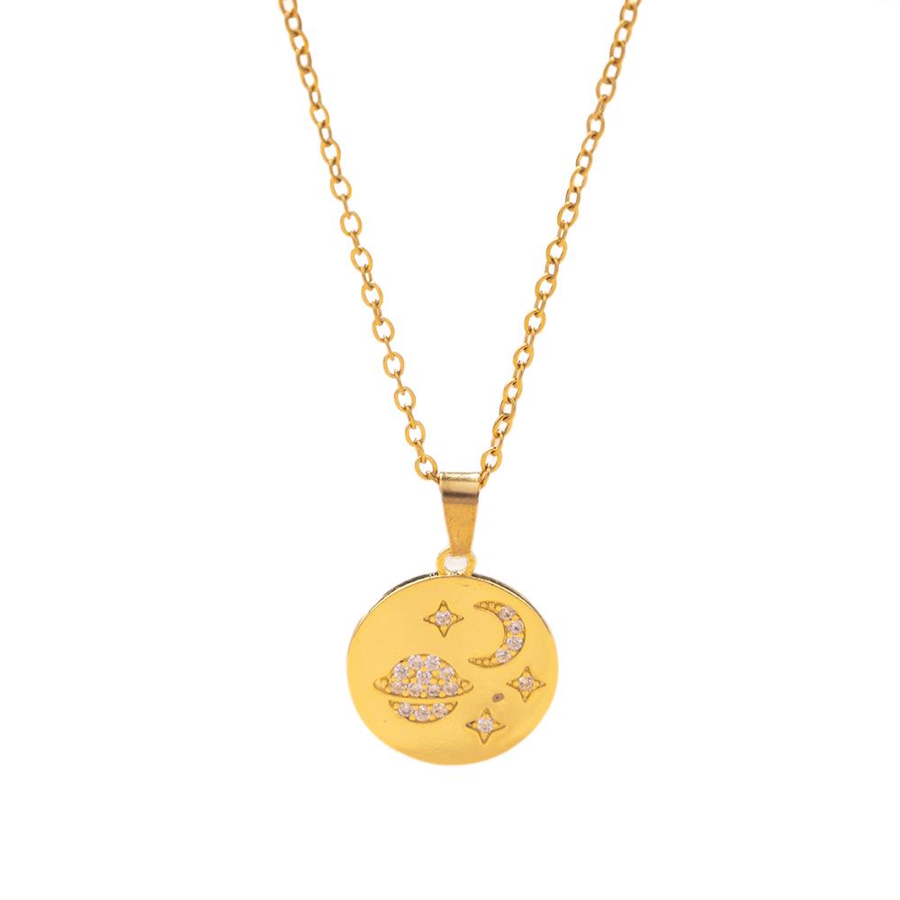 Женское титановое ожерелье на ключицу: Легкая Роскошь Циркон Бриллиант Мода