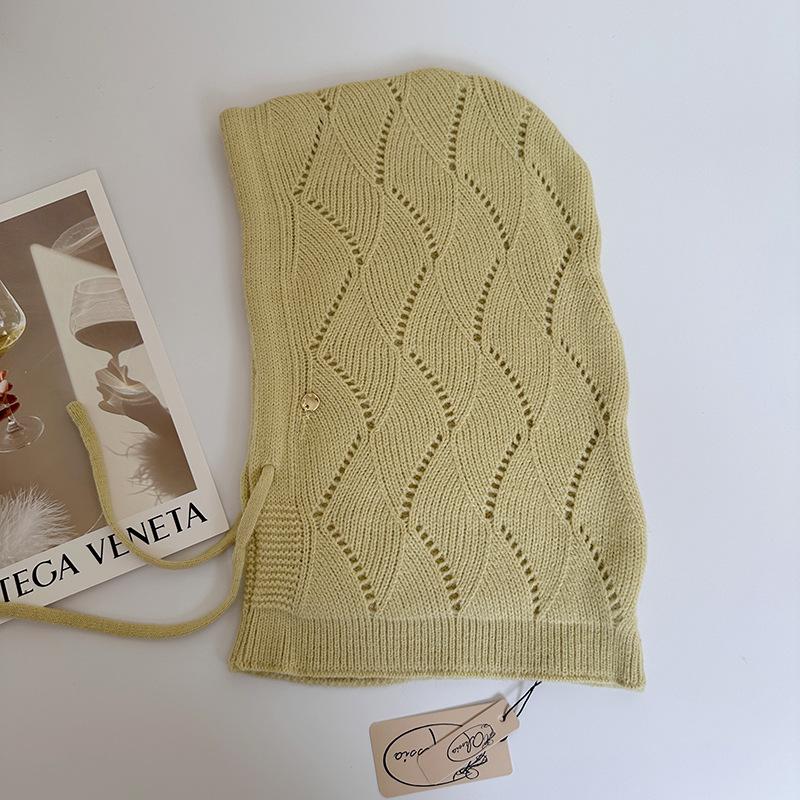 Женская зимняя мягкая шапка-бини, худи, балаклава, шарф с капюшоном - Термальная маска для лица и гетра для шеи, эластичная, регулируемая застежка на шнурке, ветрозащитная