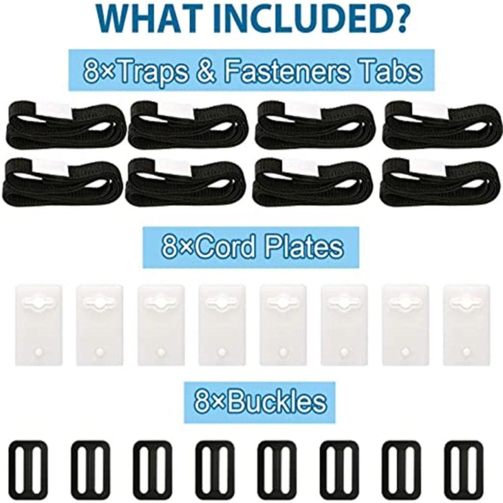 24pcs/set Nylon Pool Cover Reel Straps Webbing Pool Cover Roller Attachment Strap  Pool Accessories