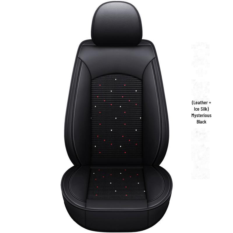Летняя подушка из ледяного шелка для сиденья автомобиля для владельца и пассажира небольшого автомобиля, кожаный чехол на сиденье для грузовика, универсальный