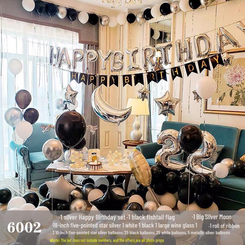 Набор воздушных шаров на день рождения для взрослых и детей - Мультяшное украшение