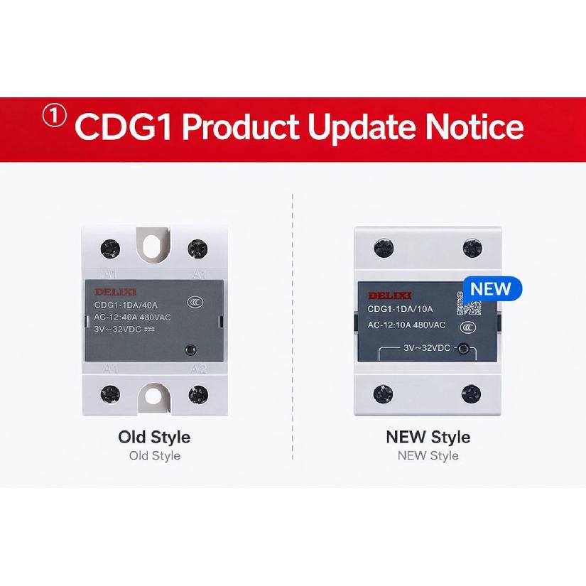 Delixi solid state relay SSR single-phase DC control AC 10A25A40A60A80A CDG11DA120A Relays 5