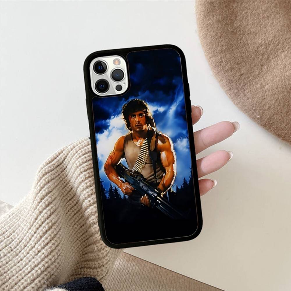 1 шт. Чехол для телефона из фильма «Рэмбо: Первая кровь» для iPhone 17 16 15 14 13 Plus 12 11 Pro Max, чехлы из ПК+ТПУ, задняя крышка