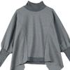 Sweatshirt for Women Cotton Oversize Hooded Fleece Thickened Loose Half-high Neck Casual Pullover Long Sleeve Top Sweatshirt