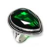 Chrome Diopside Gemstone Handmade 925 Steling Silver Jewelry Ring Size 8.5 D2g64
