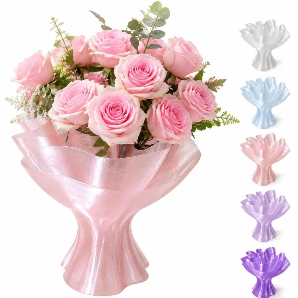 3D Printed 3D Printed Flower Vases Vintage Style Flower Plant Pot Decorative Vase Tabletop Display