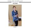 2024 Women's Versatile Slim Korean Denim Windbreaker - Loose Mid-Length for Spring & Autumn