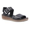 Womens/Ladies Ellie Leather Wide Sandals
