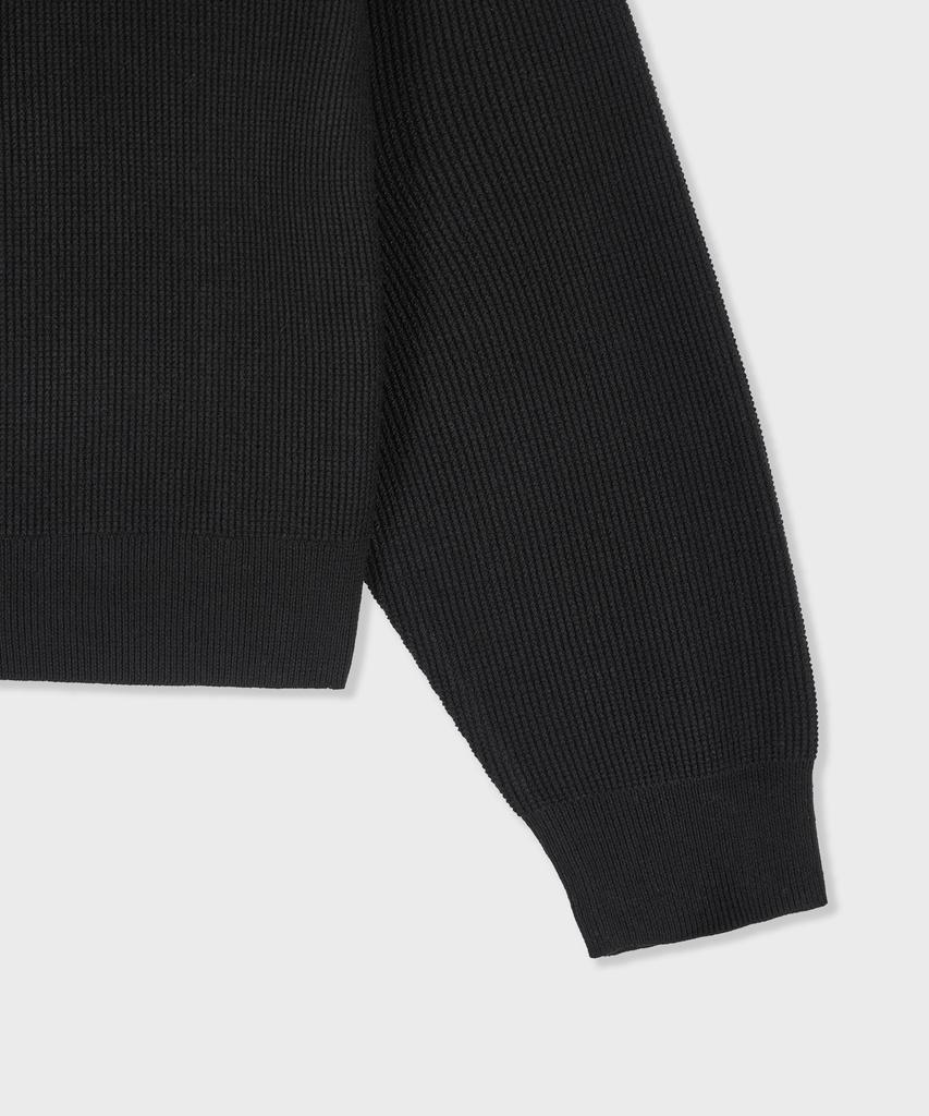 Glw Базовый вязаный кардиган с круглым вырезом Черный