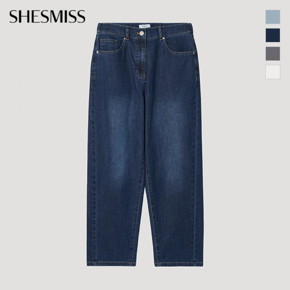 [Она S miSS] Широкие мешковатые джинсовые брюки с полосками сзади SSmSlp22060