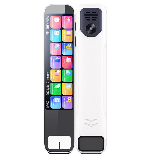 Ручка-переводчик с интеллектуальным искусственным интеллектом, сенсорным экраном, функцией записи голоса, перезаряжаемая, совместимая с Wi-Fi и Bluetooth, ручка со сканером