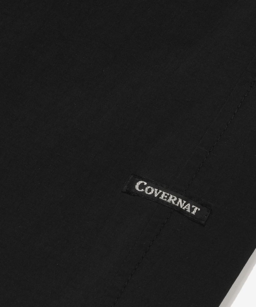 COVERNAT Nylon Half-Zip T-Shirt Black