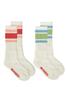 Hokaron Lined Pile Set of 2 Women's Socks, 21.5-24.5cm,