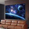 1 piece of Galaxy Starry Background Frame - Vibrant cosmic scene featuring planets and stars