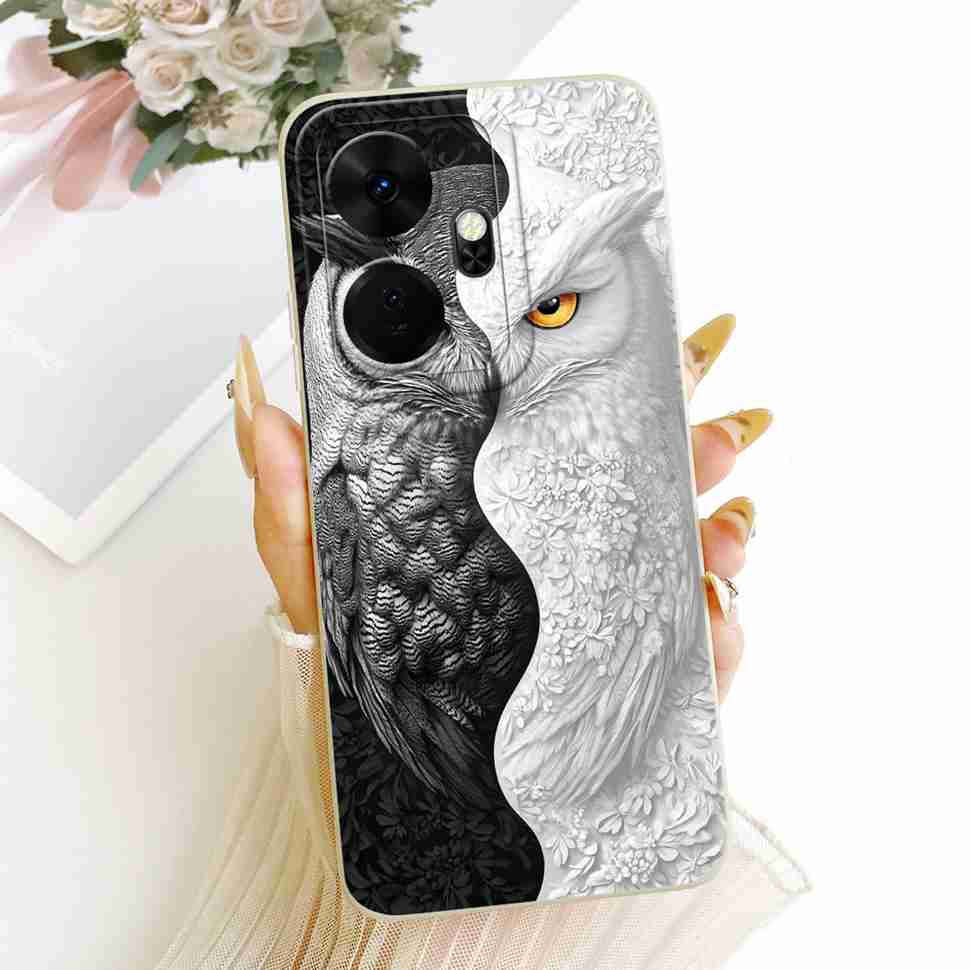 Чехол Для itel P55 Plus Чехол Милый Кот Дракон Чехол-книжка Для itel P 55 P55Plus P55+ P663LN P663L Coque Capa