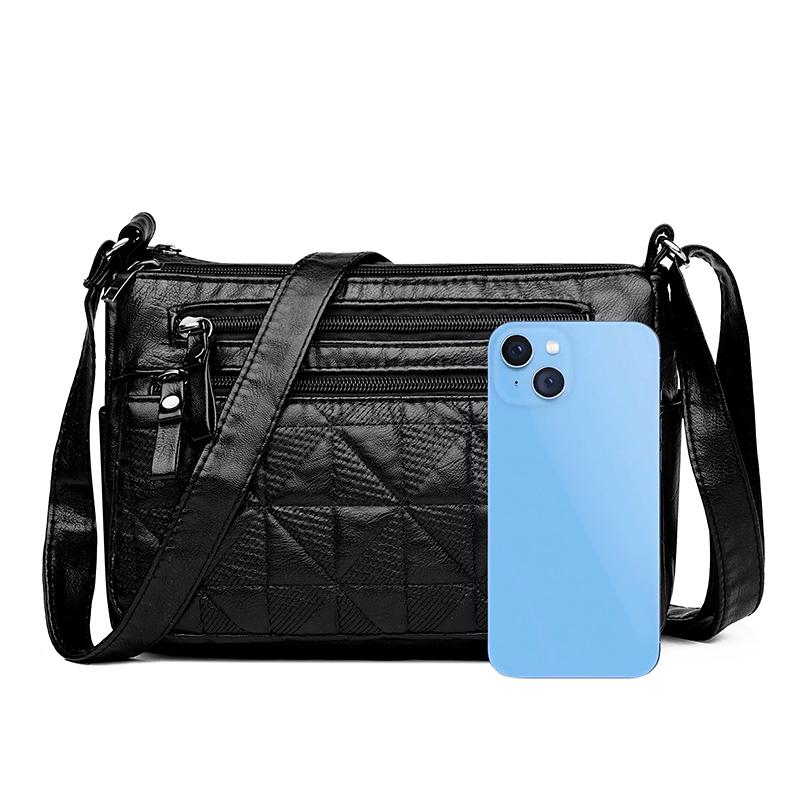 Сумка для мамы, женская сумка через плечо из ПУ, большая вместительная сумка через плечо, женская сумка среднего возраста