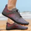Модные мужские водные туфли для босиком, удобные пляжные туфли, быстросохнущие, дышащие спортивные сандалии для пешего туризма, обувь для тренировок на открытом воздухе, пара 36-46