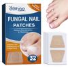 32PCS Foot Nail Repair Patch Grey Fungal Nail Thicken Soft Paronychia Infection Hand Nail Correction Sticker Ingrown Toenail