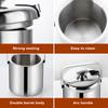 Ведро для льда с двойными стенками объемом 1,3 л с крышкой и щипцами, 6-часовое охлаждение пива, охладитель для домашнего бара, изолированный контейнер для льда из нержавеющей стали 304