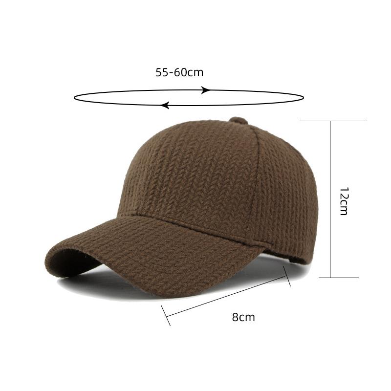 Autumn Winter Baseball Cap Women Outdoor Sun Protection Sun Hat Wool Duck Cap