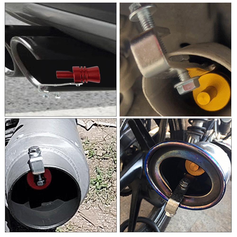 Авто аксессуары для мотоциклов Модификация выхлопной трубы Без симулятора Свисток Модифицированные детали Звук Генератор звуковых волн Турбина Q9G2