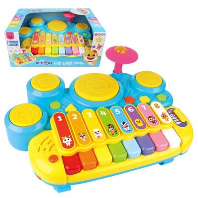 Bunnyland Pinkfong Baby Shark Drum Ксилофон Пианино Игрушка Корейские детские игрушки