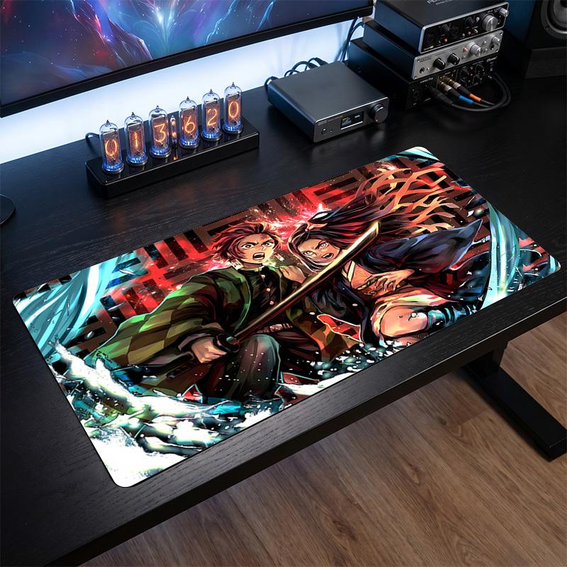 Demon Slayer Printed Mouse Pad Non-Slip Waterproof Rubber Desk Mat for Gaming Office Laptop Home Decor Gift