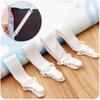 4 PCS Bed Sheet Holder Tablecloth Fixing Band Creative Fixed Bed Sheet Fixing Clip Non-Slip Elastic Band Fixing Buckle