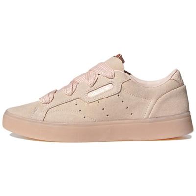 Оригинальные гладкие толстые шнурки Нескользящие прочные низкие кеды Женские кроссовки Розовый FZ0030