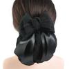 Flower Bow Snood Sweet Women Spring Clip High Quality Hairgrips Cover Net  Office Lady