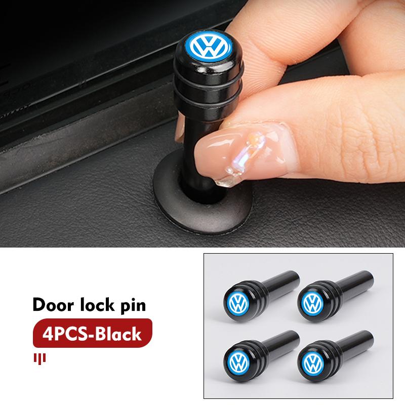 Car Door Lock Pin Knob Pull Security Insurance Accessories For Volkswagen VW Scirocco Passat Polo B5 B6 B7 CC Tiguan Sharan QN9