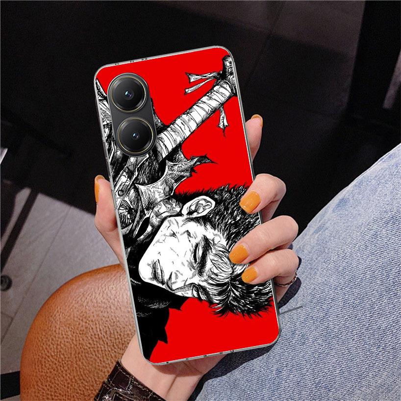 G-Guts B-Berserks Anime Phone Case For Xiaomi Poco X7 X6 X5 Pro F7 Ultra Redmi 15C 15 13C 13 12C 12 10 10A 10C 9 9A 9C 9T Cover