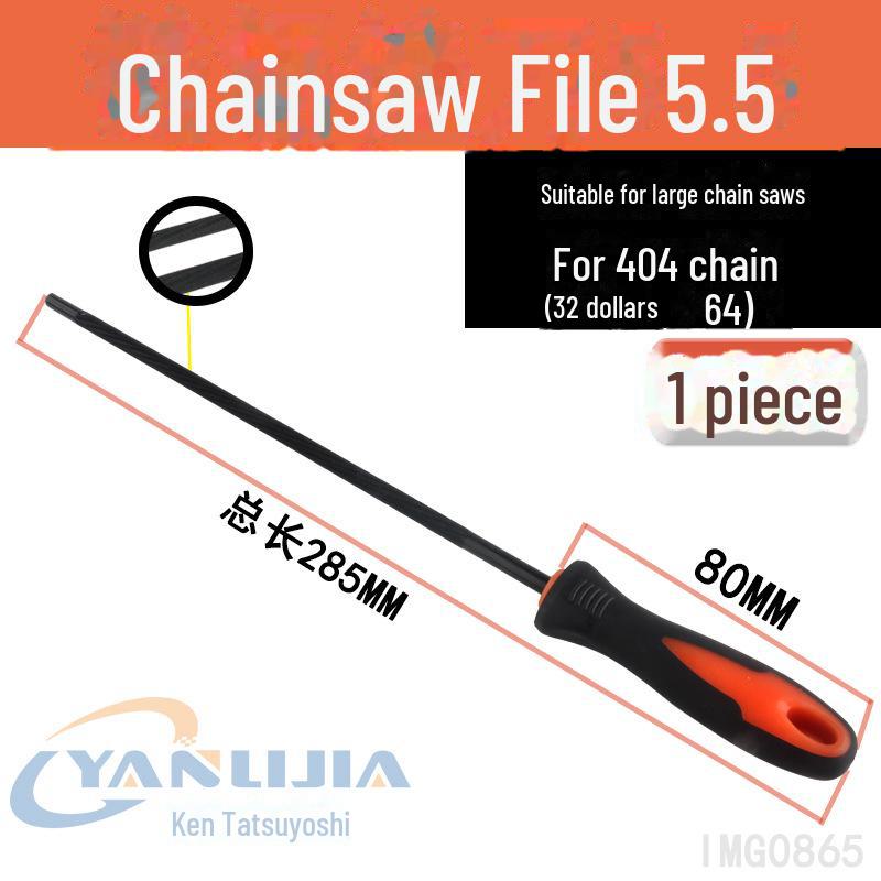 Электрический шлифовальный станок и набор круглых напильников для обслуживания зубьев цепной пилы